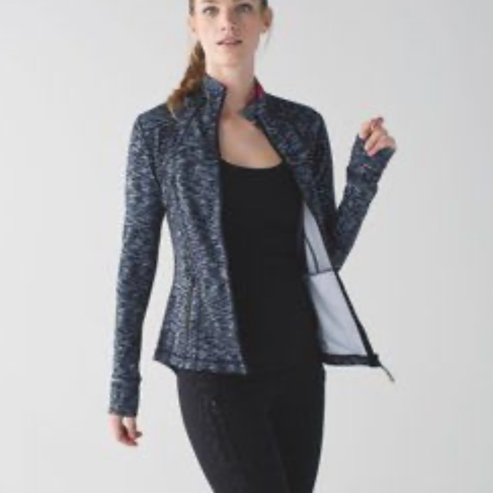 Lulu Define Jacket. Like New, Static Gray And Hot… - image 1